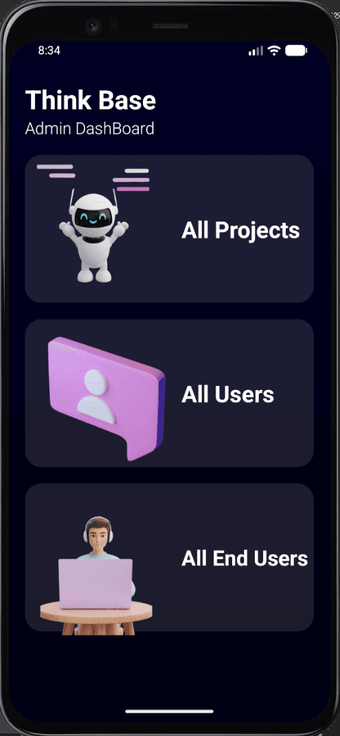 ThinkBase Admin Mobile App